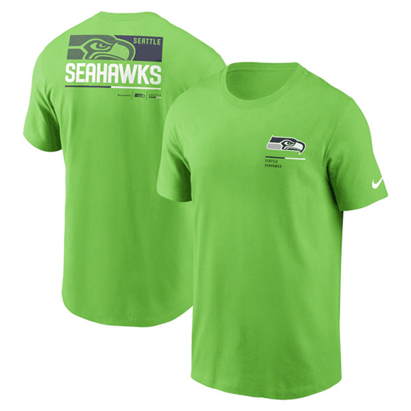 Men's Seattle Seahawks Green Team Incline T-Shirt